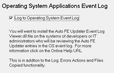OS Application Event Log